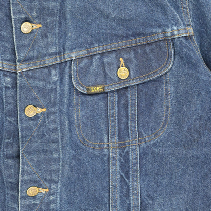Lee Vintage Blue Trucker Jacket Medium Cotton Denim Mens