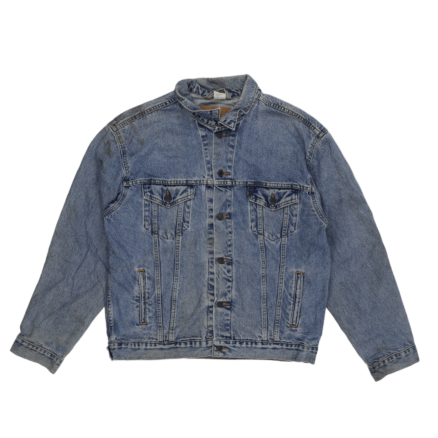 Levi's Vintage Denim Trucker Jacket Blue X-Large Cotton Denim