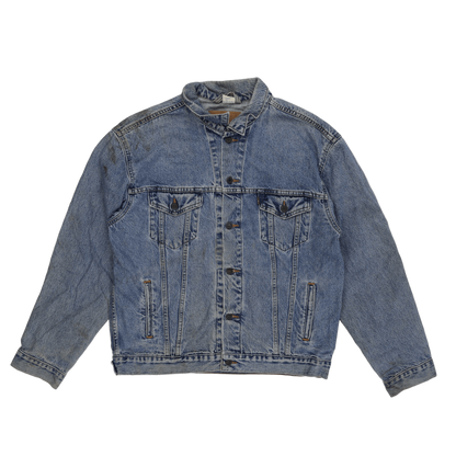 Levi's Vintage Denim Trucker Jacket Blue X-Large Cotton Denim