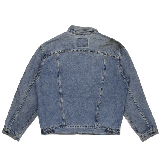 Levi's Vintage Denim Trucker Jacket Blue X-Large Cotton Denim