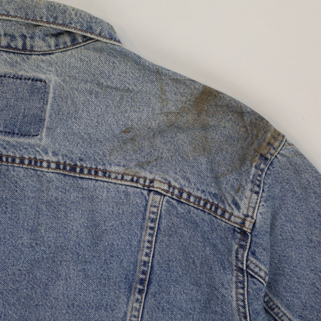 Levi's Vintage Denim Trucker Jacket Blue X-Large Cotton Denim