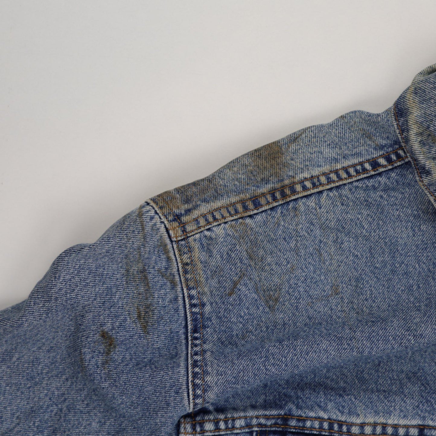 Levi's Vintage Denim Trucker Jacket Blue X-Large Cotton Denim