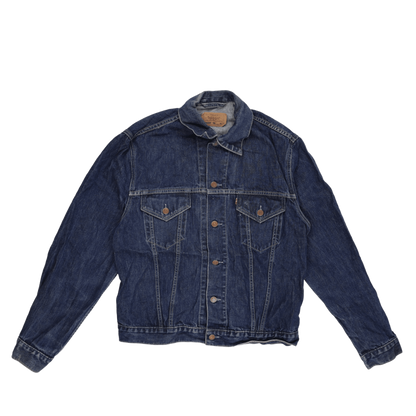 Levi's Vintage 70500 XL Blue Denim Trucker Jacket Cotton