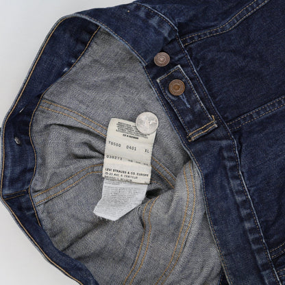 Levi's Vintage 70500 XL Blue Denim Trucker Jacket Cotton