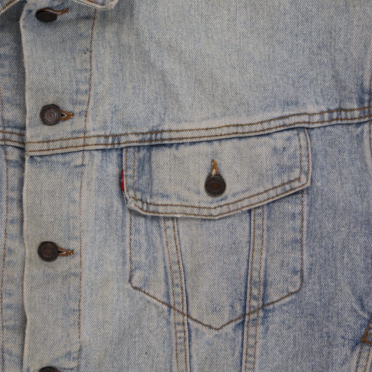 Levi's 70598 Vintage Light Blue Denim Trucker Jacket Large Cotton