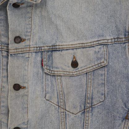 Levi's 70598 Vintage Light Blue Denim Trucker Jacket Large Cotton