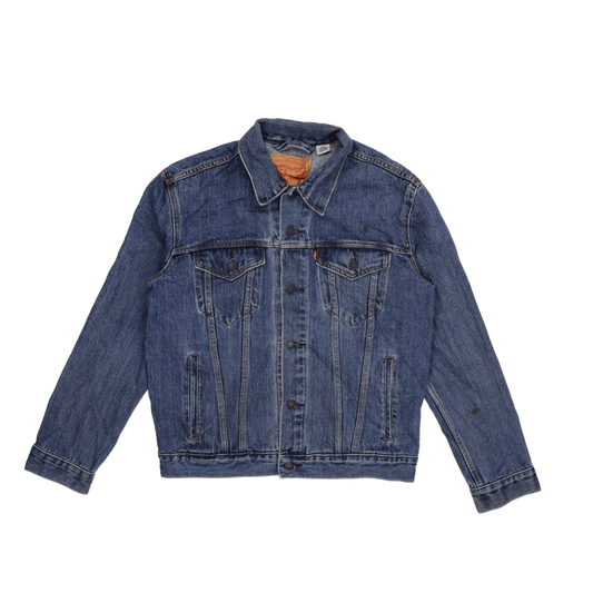 Levi's 72334 Vintage Blue Denim Jacket Medium Cotton Denim Collared