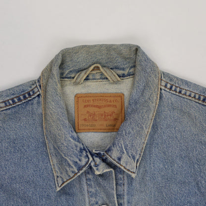 Levi's Light Blue Vintage Denim Trucker Jacket Large Cotton