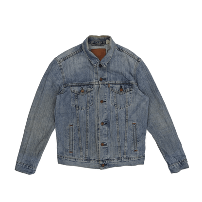 Levi's Vintage Denim Jacket Blue Medium 100% Cotton Collared