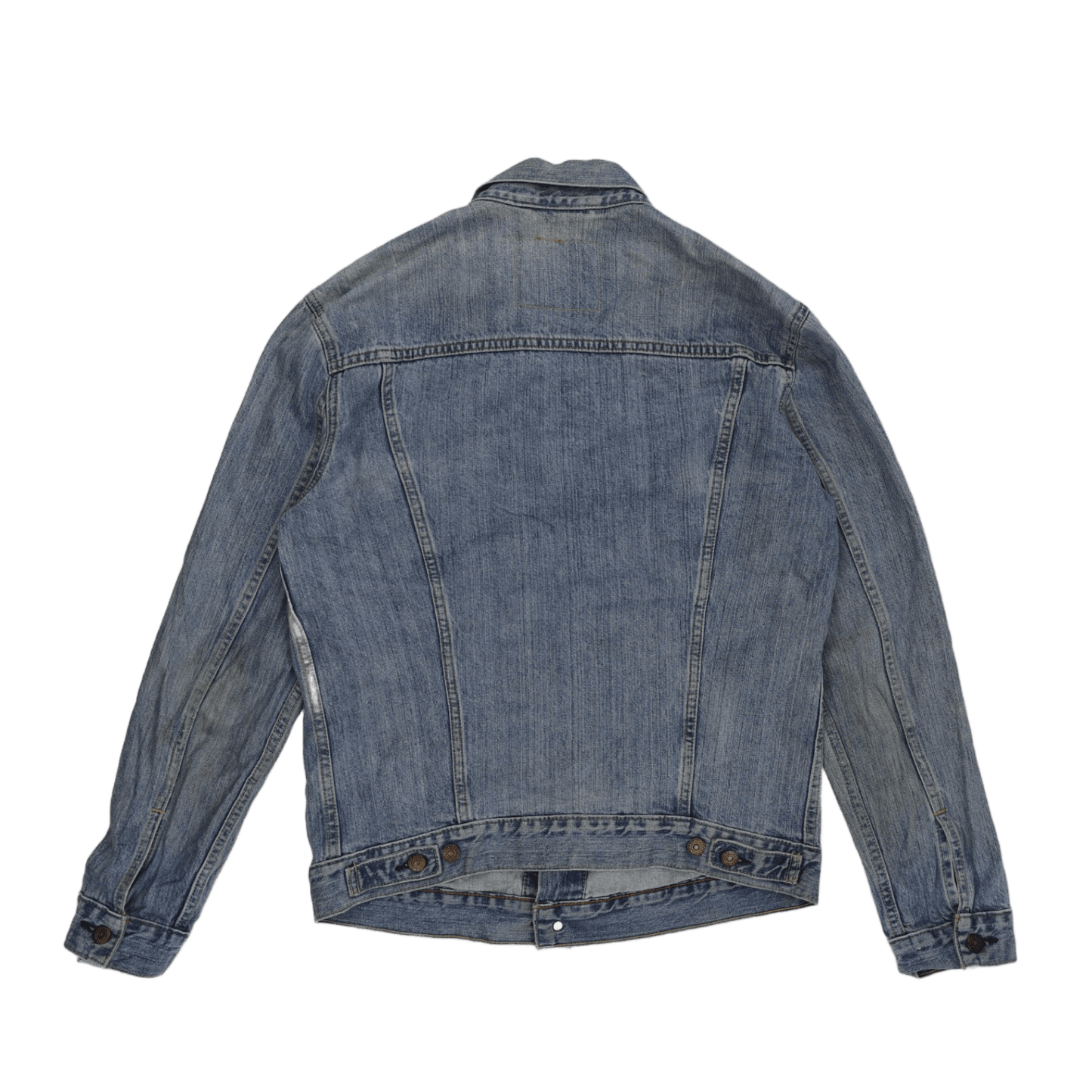 Levi's Vintage Denim Jacket Blue Medium 100% Cotton Collared