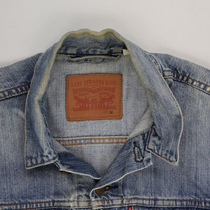 Levi's Vintage Denim Jacket Blue Medium 100% Cotton Collared
