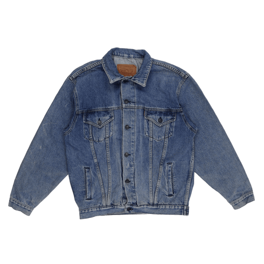 Levi's Vintage 70503 Large Blue Denim Trucker Jacket Cotton