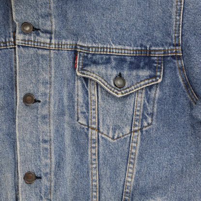 Levi's Vintage 70503 Large Blue Denim Trucker Jacket Cotton