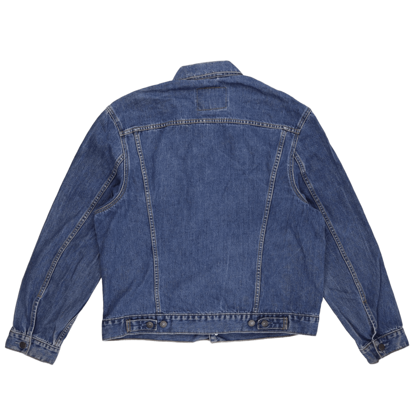 Levi's Vintage 70550 04 Blue Denim Trucker Jacket Large Cotton