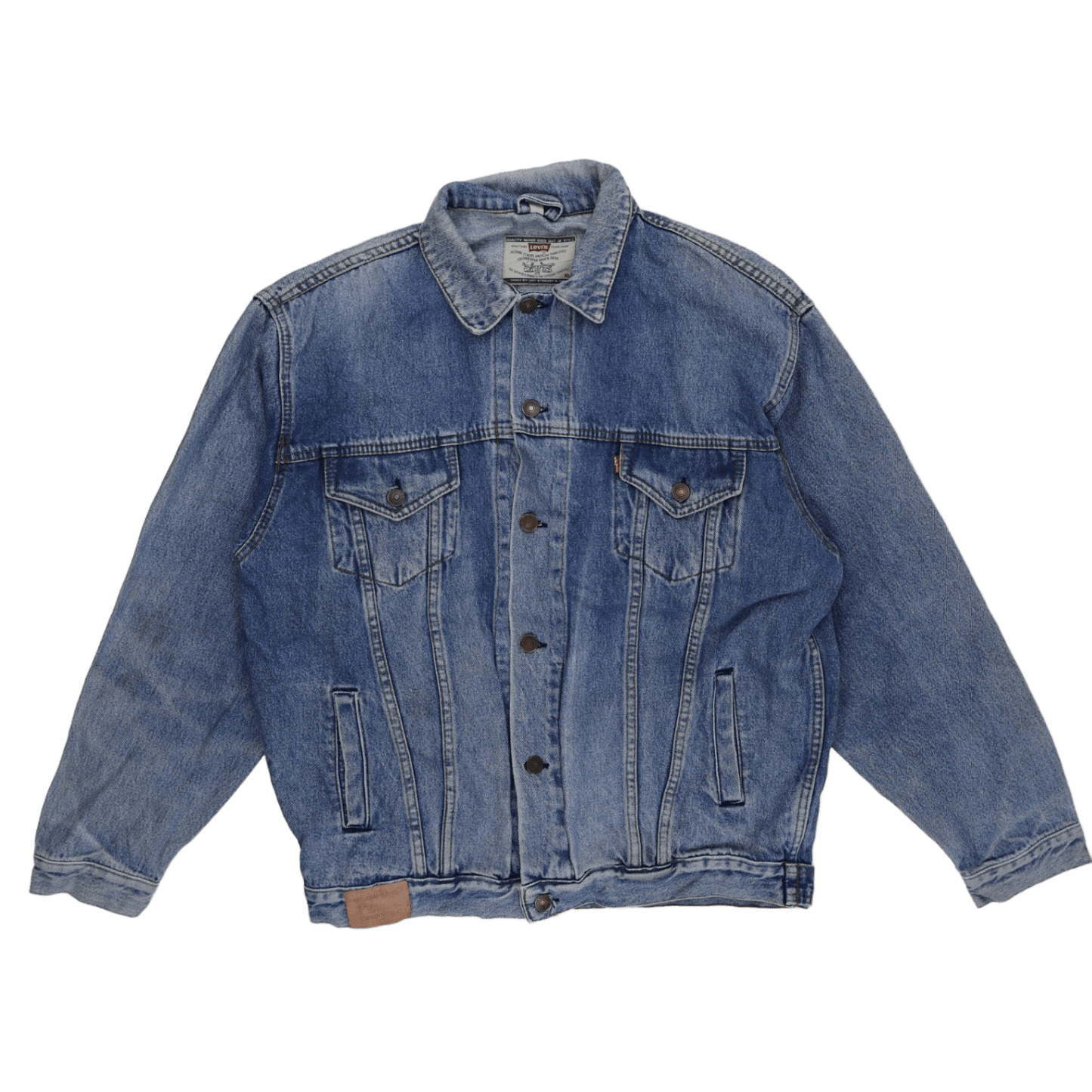Levi's Vintage Denim Trucker Jacket Blue XL Unisex