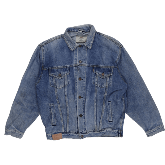 Levi's Vintage Denim Trucker Jacket Blue XL Unisex