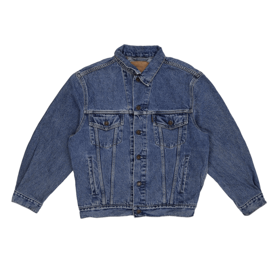 Levi's Vintage 70503 Blue Denim Jacket Men Size M Cotton Collared