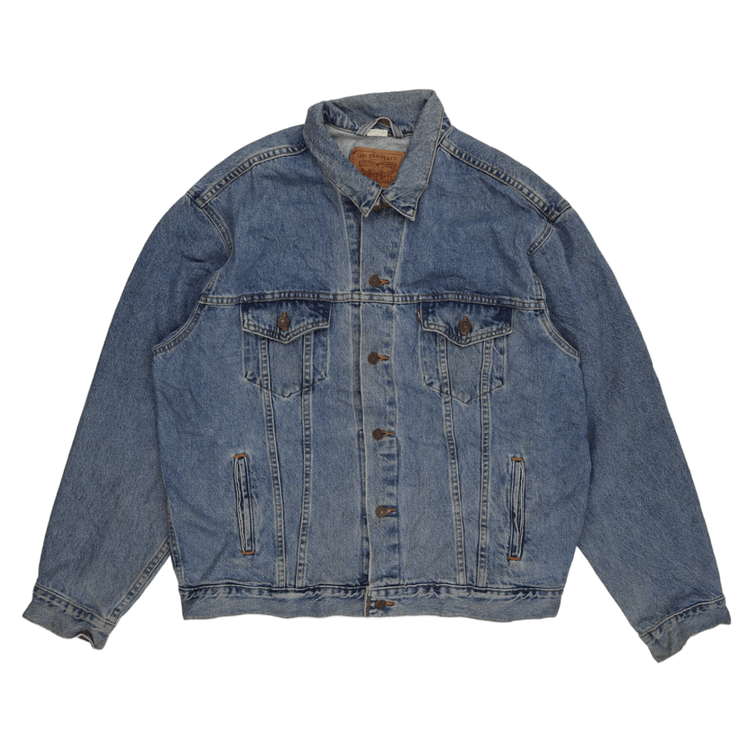Levi's 70507 Vintage Blue Denim Trucker Jacket XL Cotton