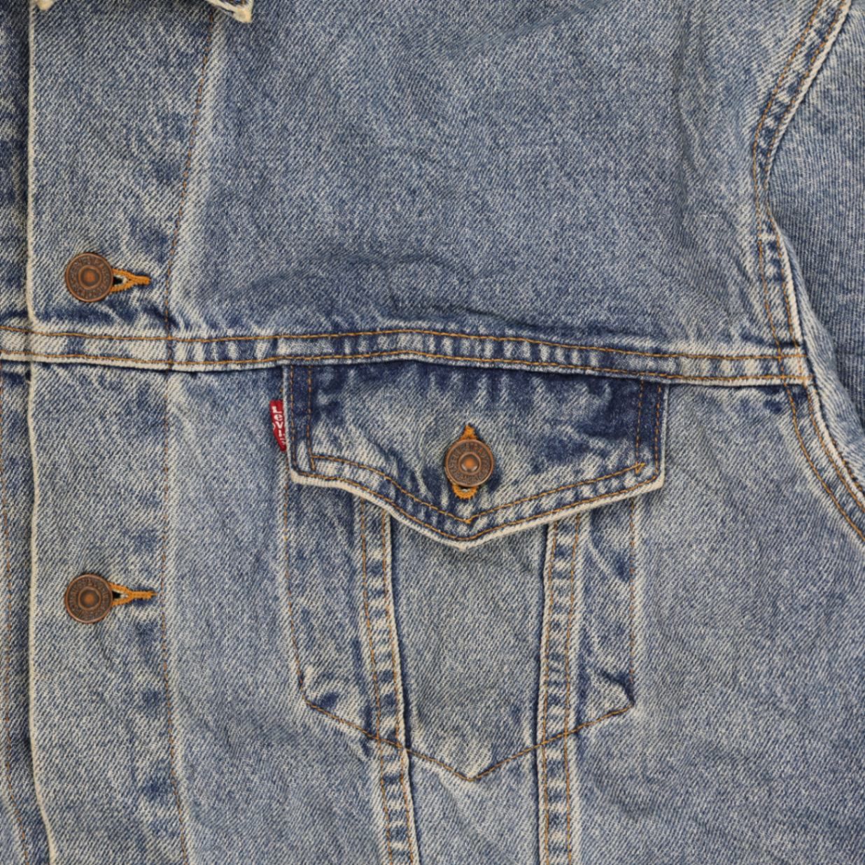 Levi's 70507 Vintage Blue Denim Trucker Jacket XL Cotton