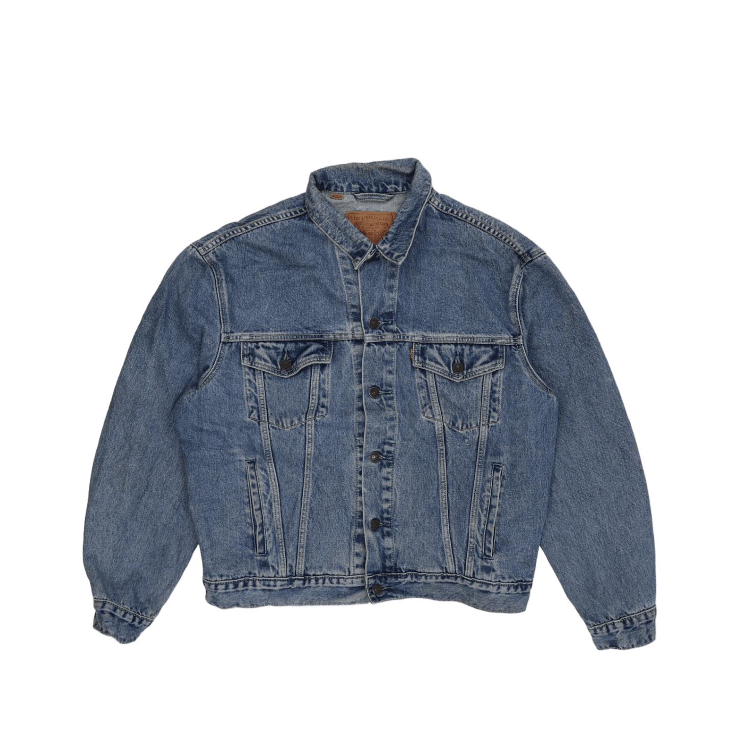 Levi's Vintage 70503 Classic Blue Denim Jacket XL Cotton Collared