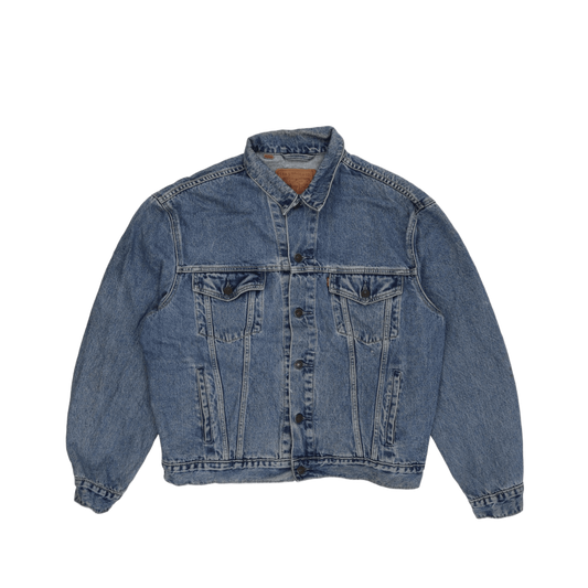 Levi's Vintage 70503 Classic Blue Denim Jacket XL Cotton Collared