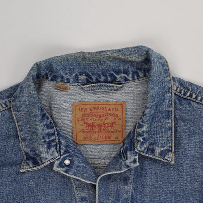 Levi's Vintage 70503 Classic Blue Denim Jacket XL Cotton Collared