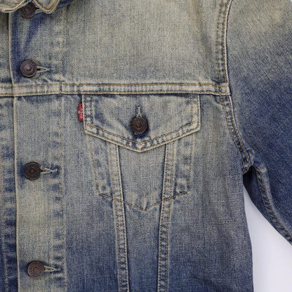 Levi's Vintage Blue Denim Trucker Jacket Women's Large Cotton