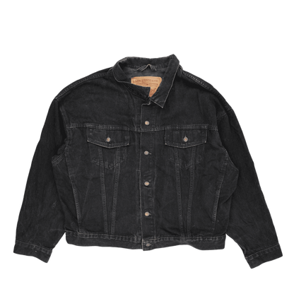 Levi's Black Denim Trucker Jacket XXL Vintage Cotton for Men