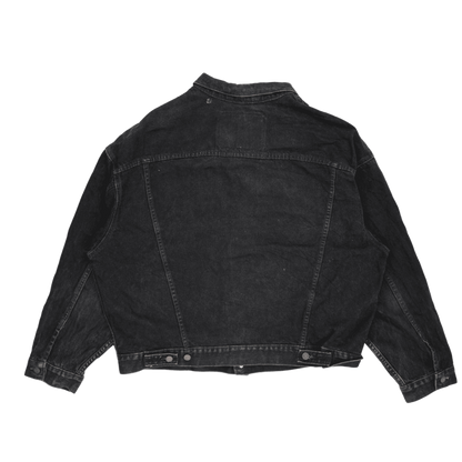 Levi's Black Denim Trucker Jacket XXL Vintage Cotton for Men