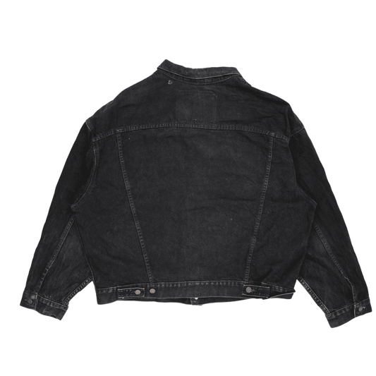 Levi's Black Denim Trucker Jacket XXL Vintage Cotton for Men