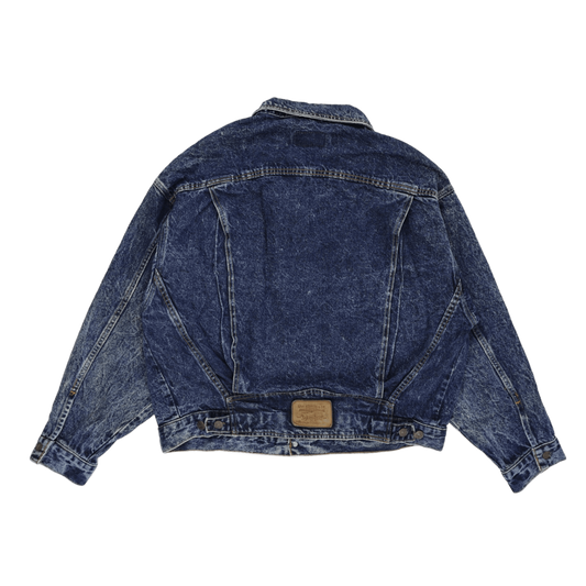Levi's Vintage Acid Wash Denim Trucker Jacket Blue Medium Cotton