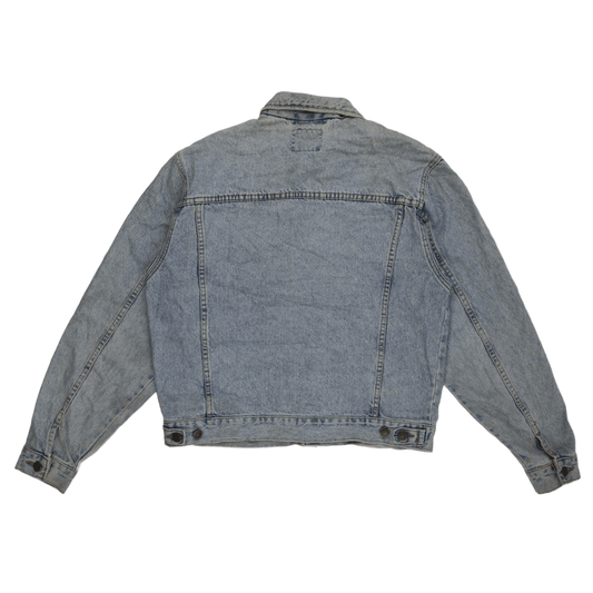 Lee Vintage Denim Jacket Light Blue Medium 100 Percent Cotton Collared