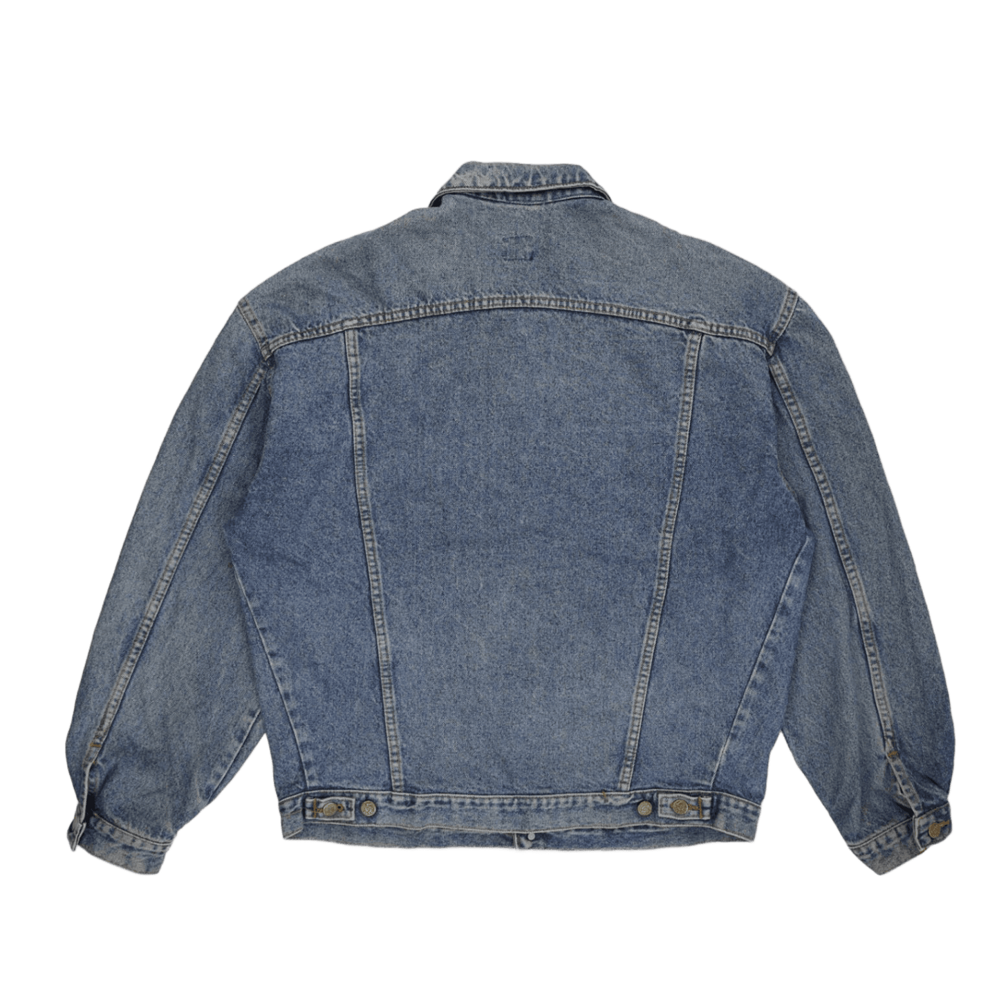 Lee Vintage Blue Denim Jacket Large Cotton Denim Collared