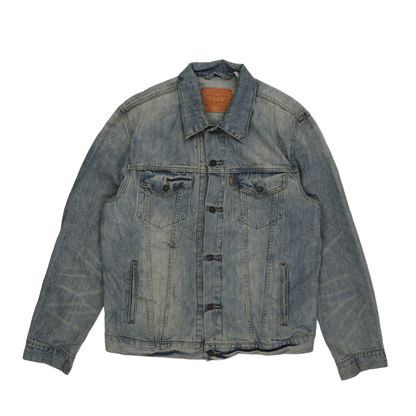 Levi's Classic Vintage Blue Denim Jacket XL 100% Cotton Collared
