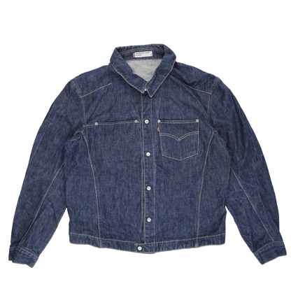 Levi's Classic Denim Jacket Indigo Blue XL Cotton Denim Vintage