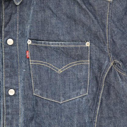 Levi's Classic Denim Jacket Indigo Blue XL Cotton Denim Vintage