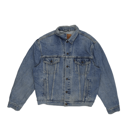 Levi's Vintage Light Blue Denim Trucker Jacket XL Cotton Collared