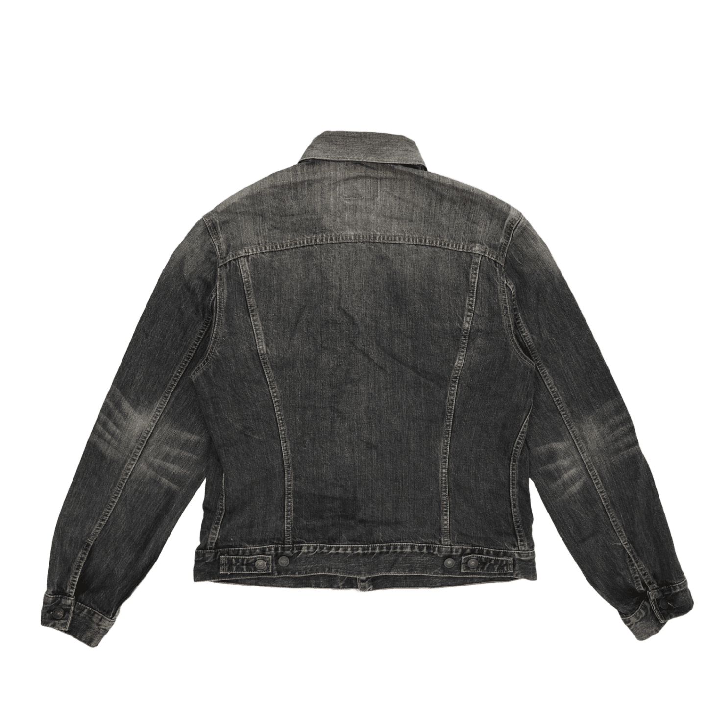 Levi's Vintage 70500 Black Denim Trucker Jacket XL Cotton