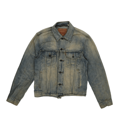 Levi's Vintage Stonewash Blue Trucker Jacket Medium Cotton Denim Collared