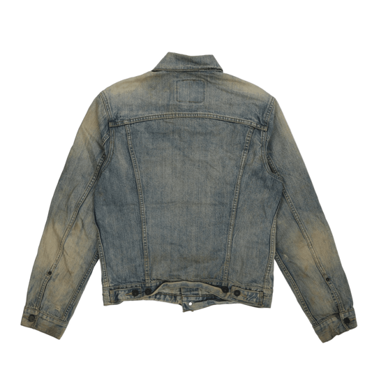 Levi's Vintage Stonewash Blue Trucker Jacket Medium Cotton Denim Collared
