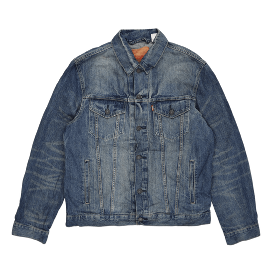 Levi's Vintage Blue Denim Trucker Jacket XL 100% Cotton