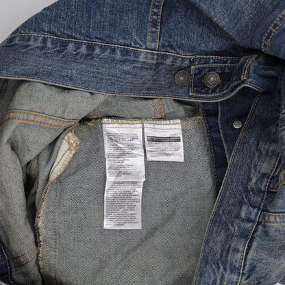 Levi's Vintage Blue Denim Trucker Jacket XL 100% Cotton