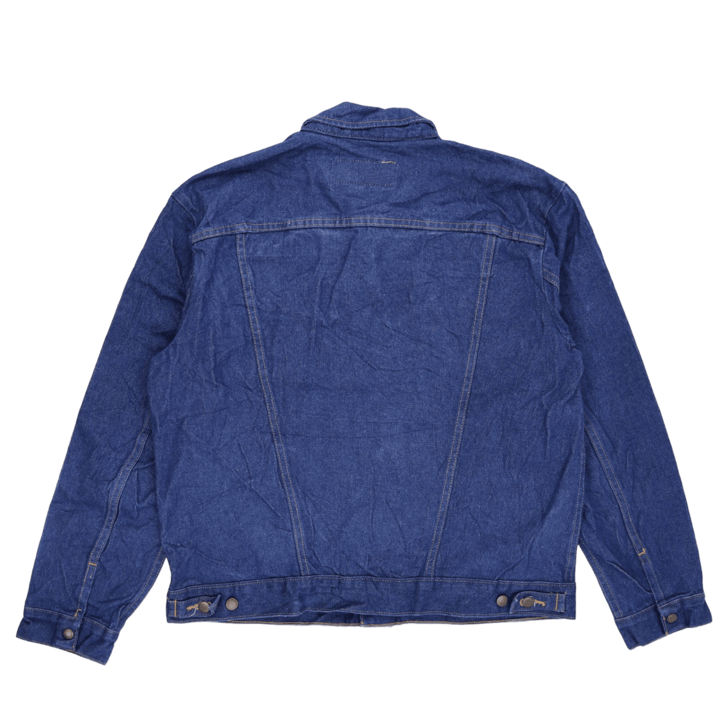 Wrangler Authentic Western Denim Jacket Blue Large Cotton Vintage