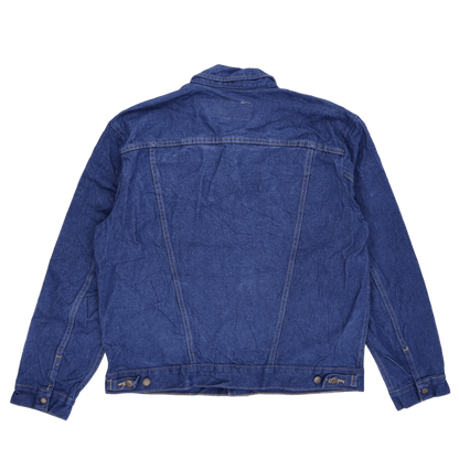 Wrangler Authentic Western Denim Jacket Blue Large Cotton Vintage