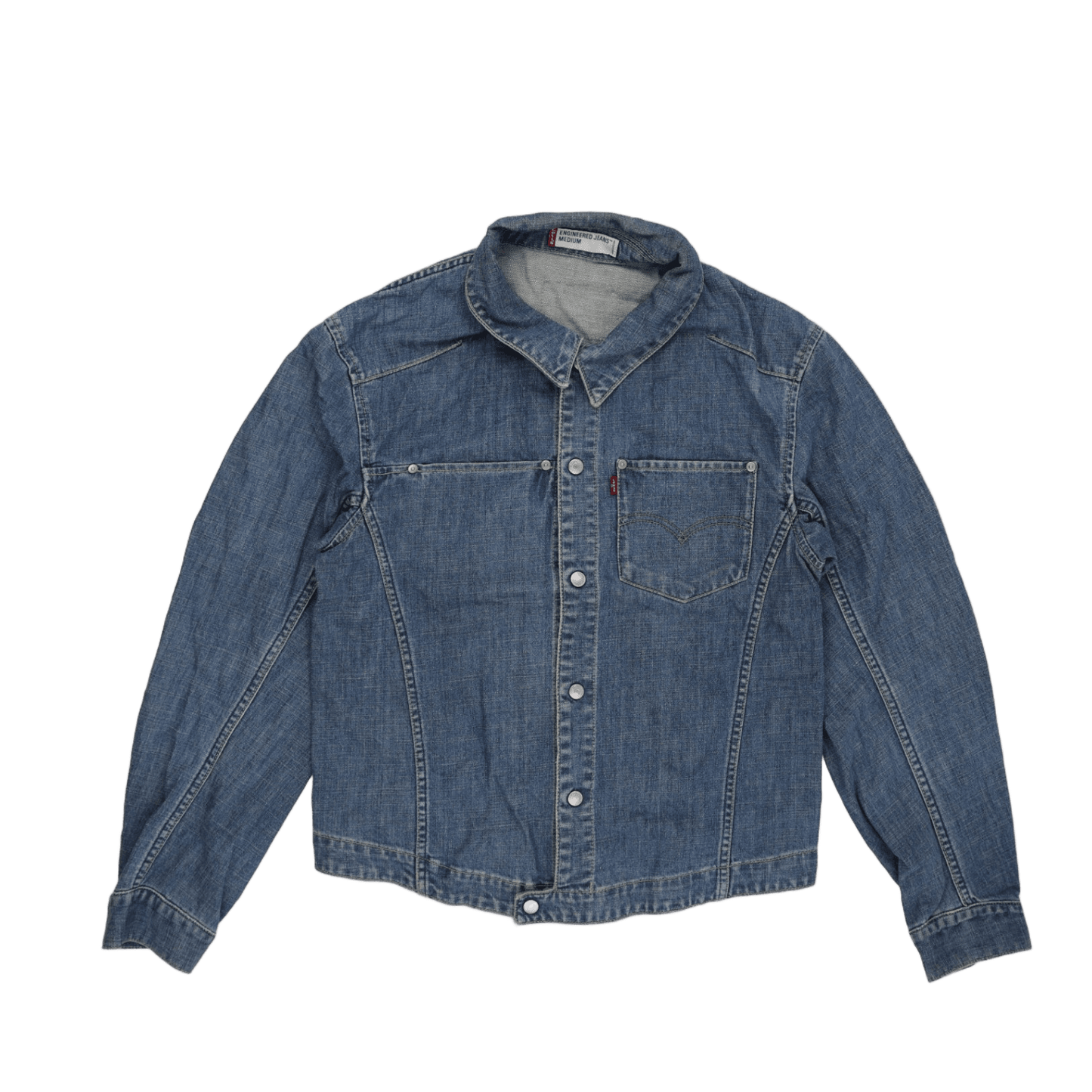 Levi's Vintage Denim Jacket Blue Medium Cotton Collared