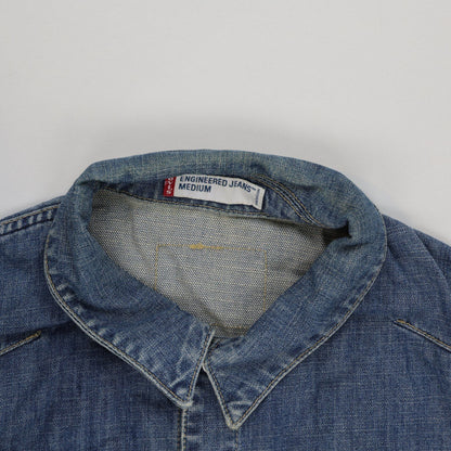 Levi's Vintage Denim Jacket Blue Medium Cotton Collared