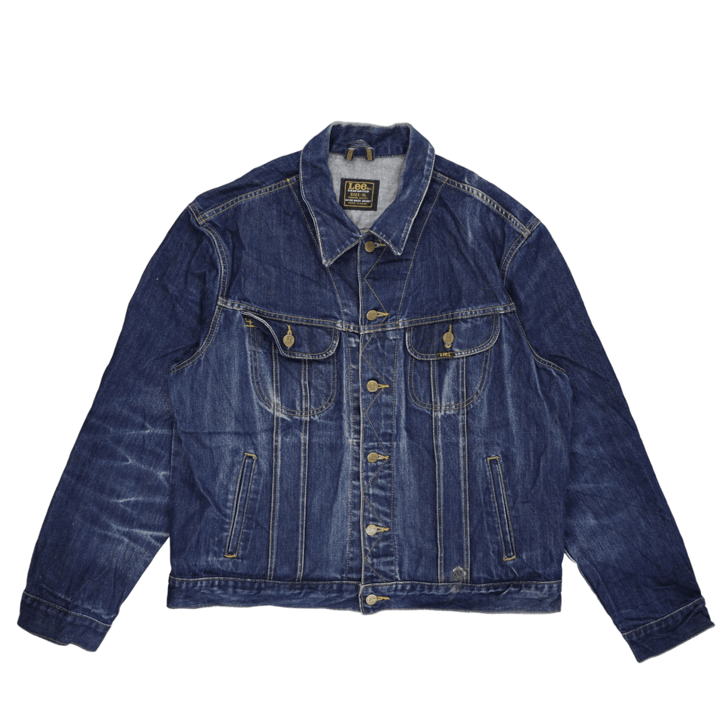 Lee Vintage Denim Jacket Blue XL Cotton Men