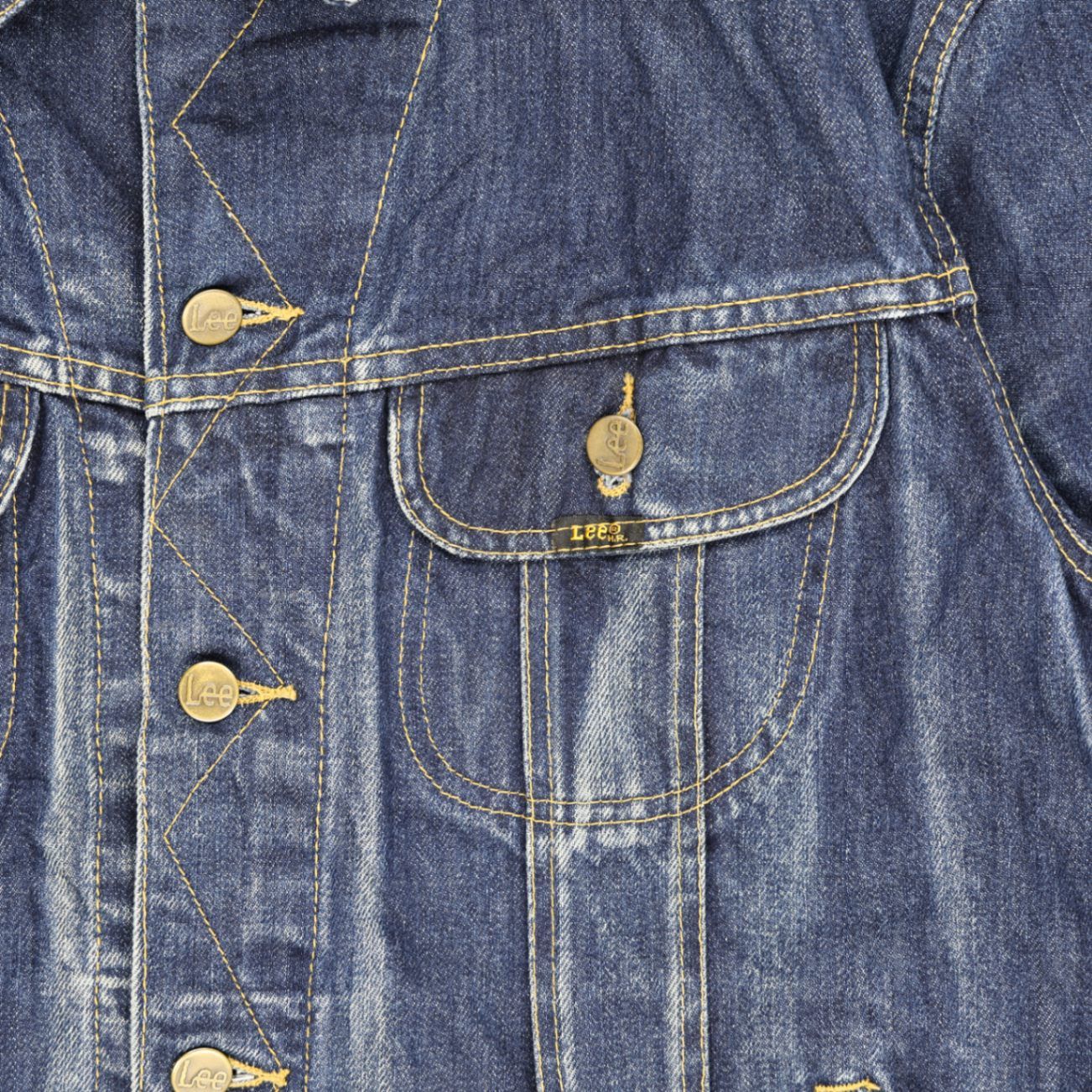 Lee Vintage Denim Jacket Blue XL Cotton Men