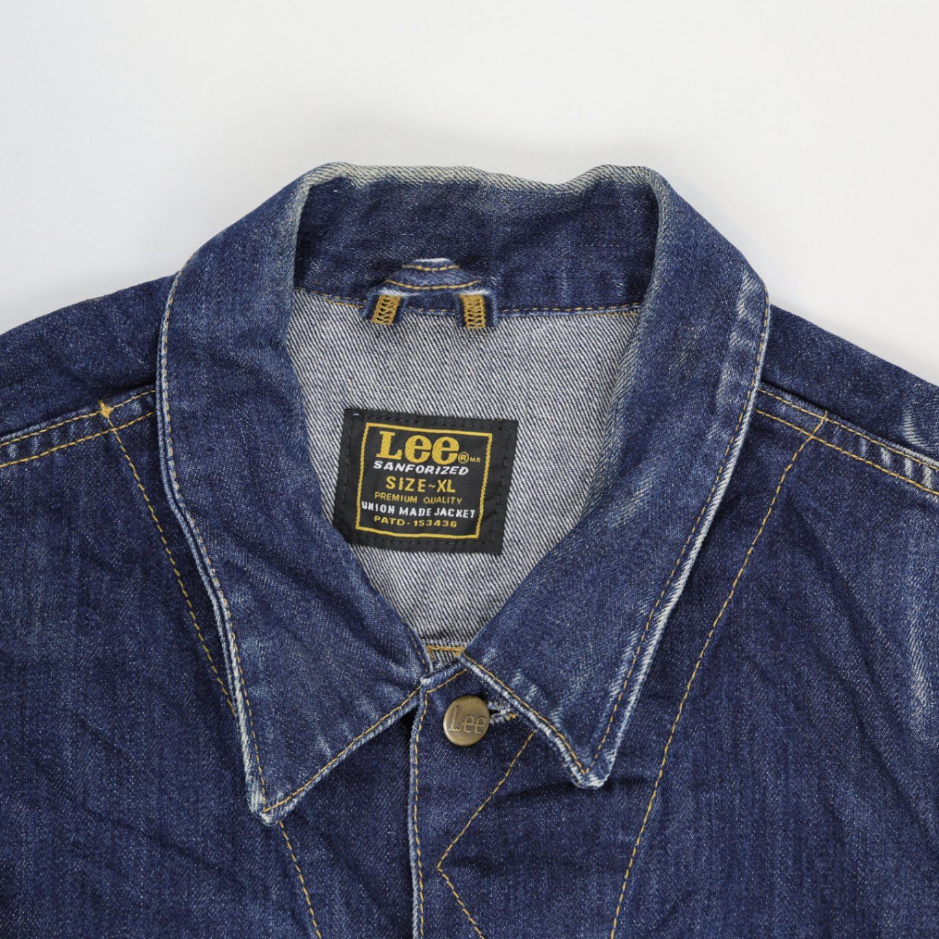 Lee Vintage Denim Jacket Blue XL Cotton Men