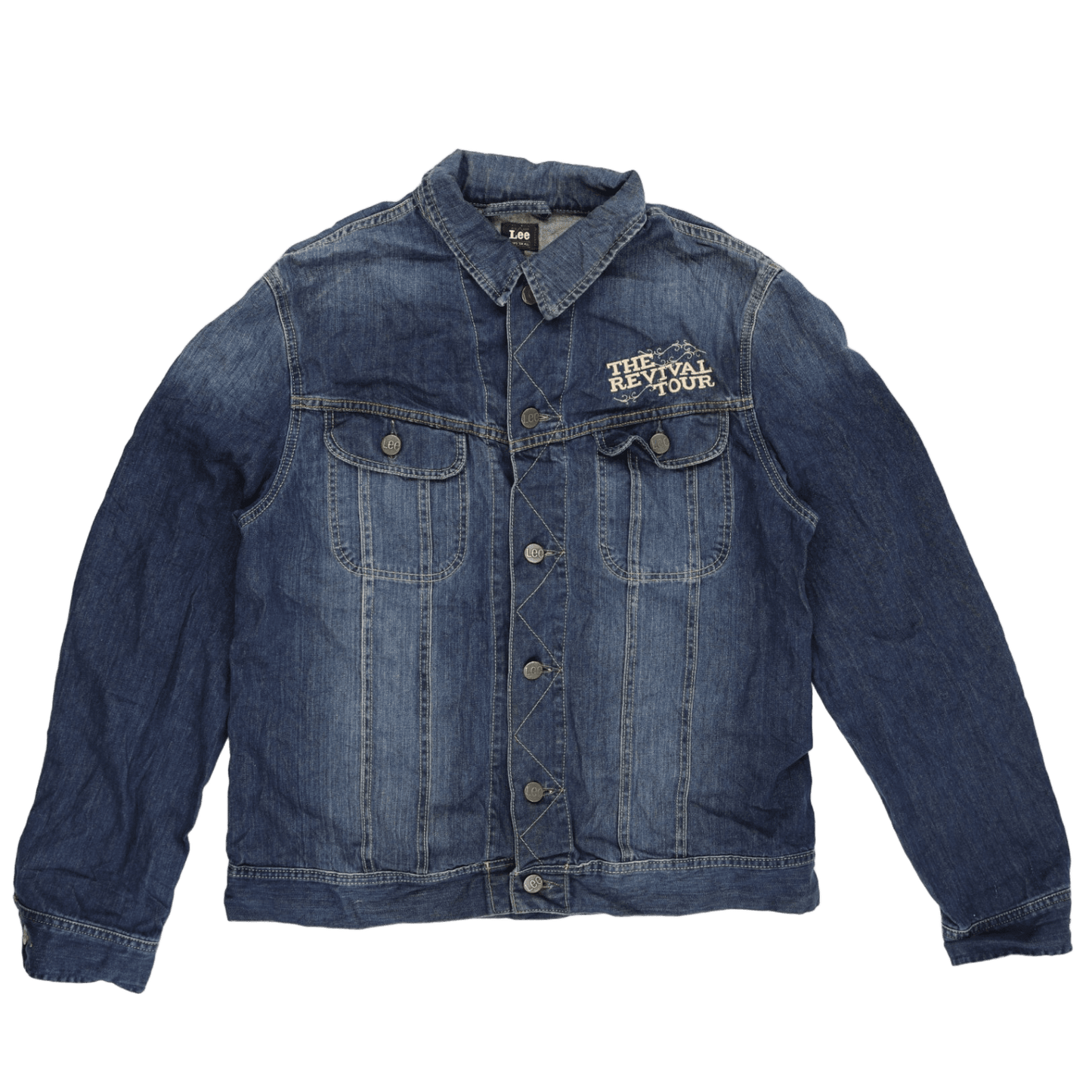 Lee The Revival Tour Vintage Western Denim Jacket Blue XL Cotton